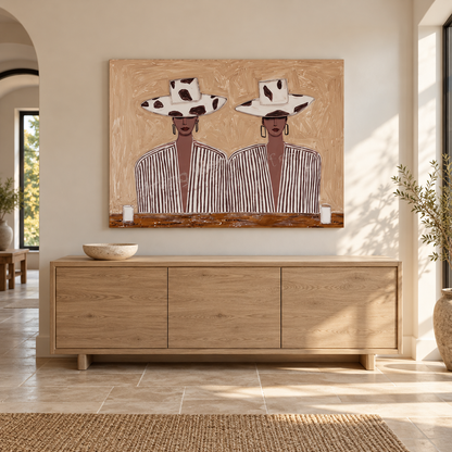 Western Cowgirl Portrait Wall Art