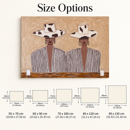 Western Cowgirl Portrait Wall Art
